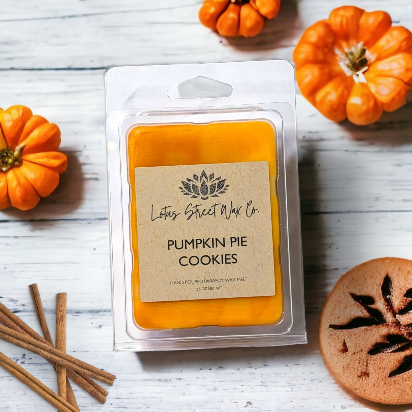 Pumpkin Pie Cookies Wax Melt, Fall Scent
