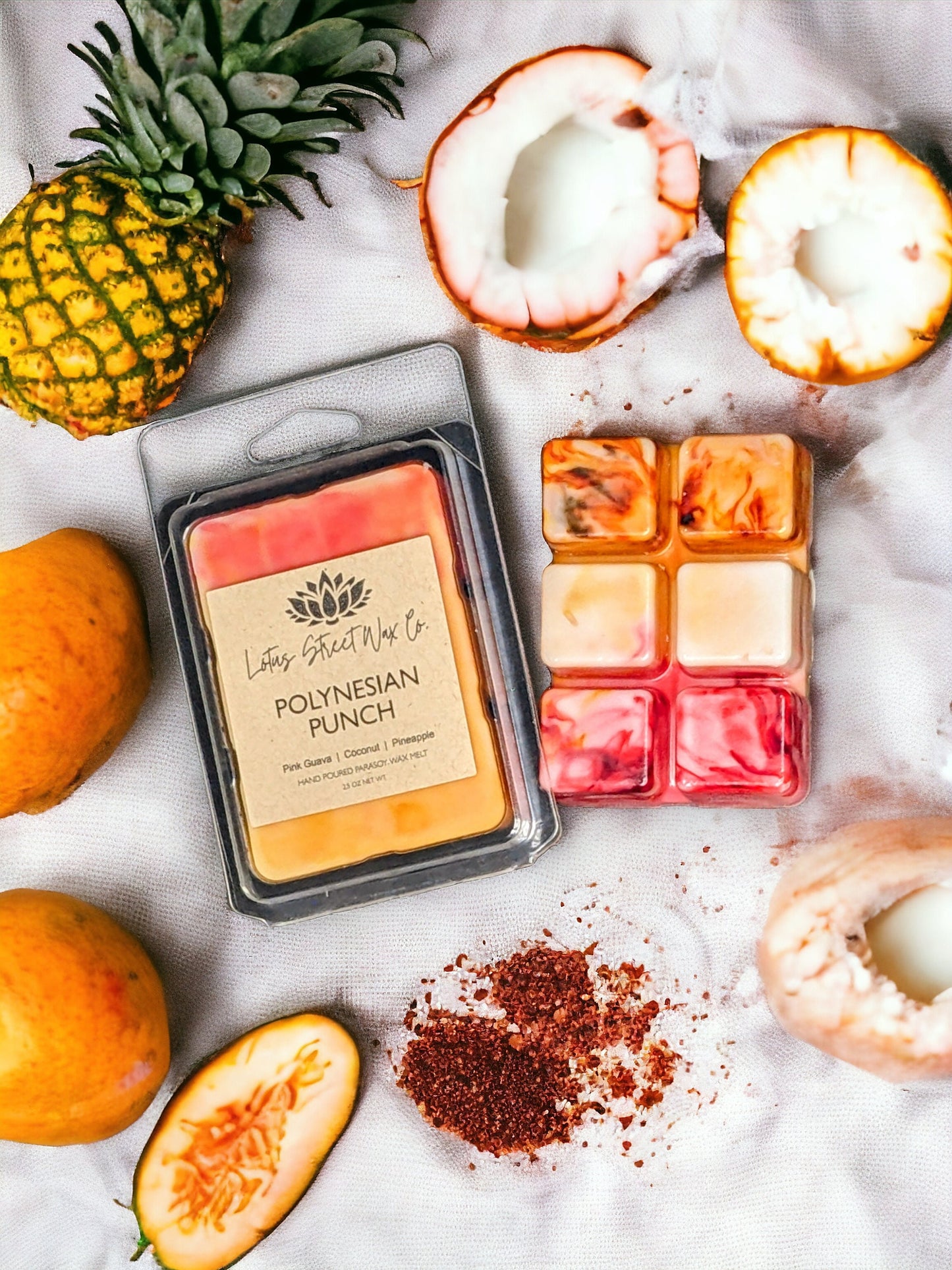 Polynesian Punch Wax Melt, Tropical Fruit Scent