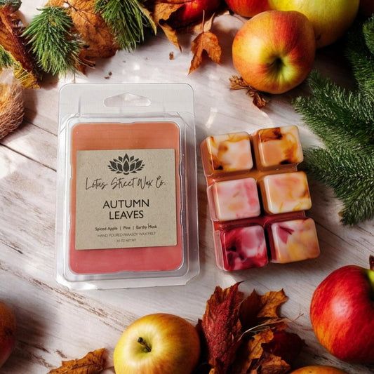Autumn Leaves Wax Melt, Spiced Apple Scent
