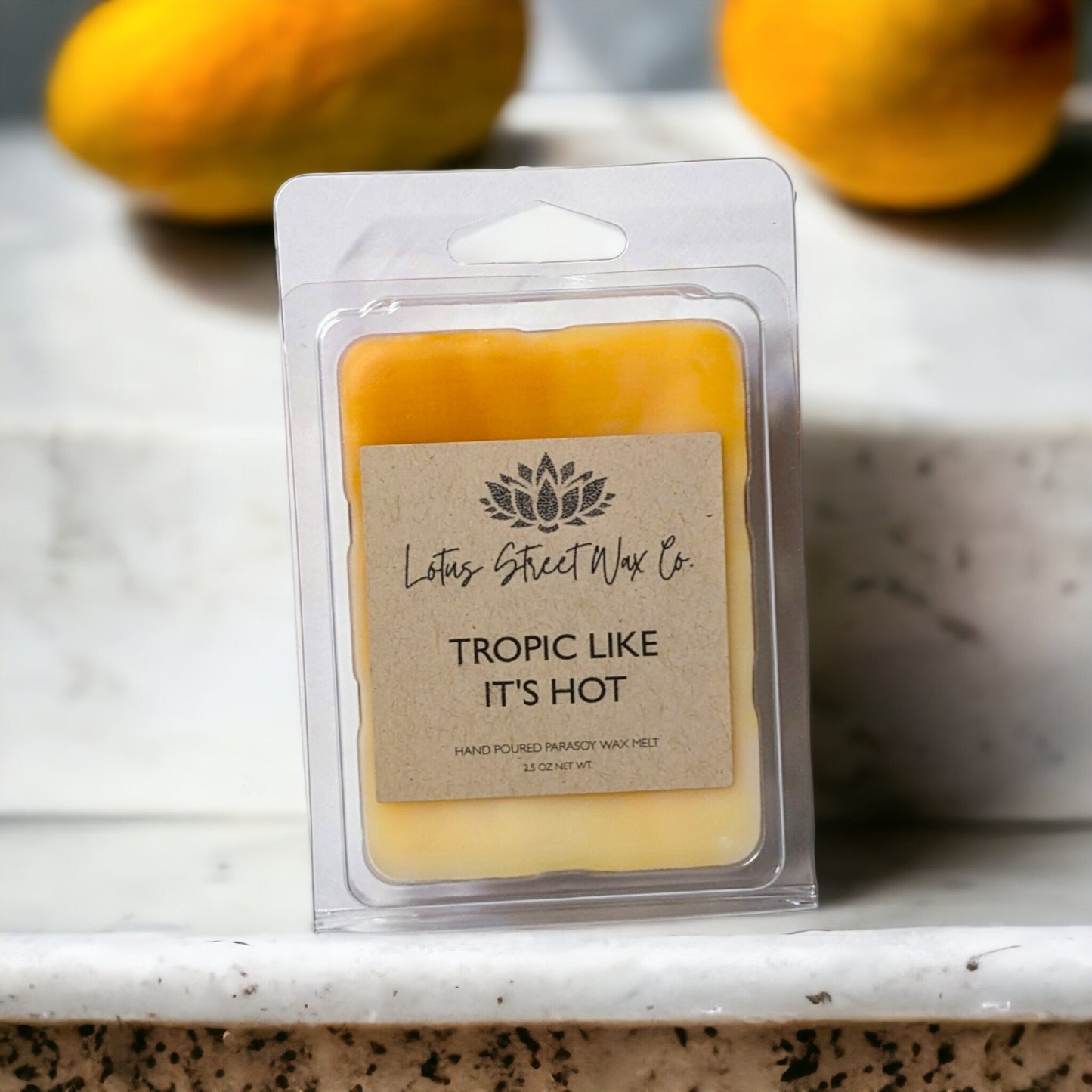 Tropic Like It's Hot Wax Melt, Orange Peel, Mango, Coconut Milk