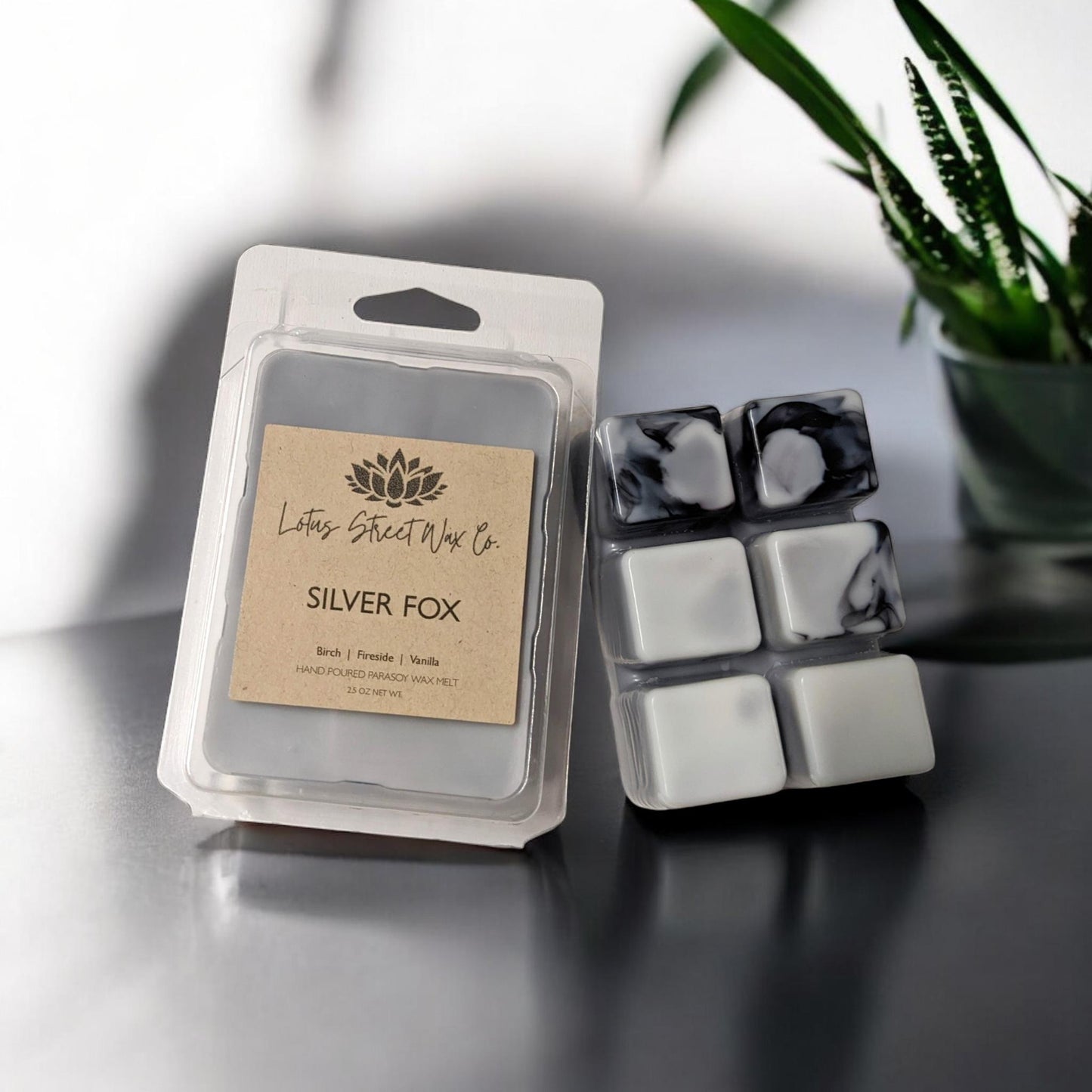 Silver Fox Wax Melt, Mahogany Lavender Vanilla Scent